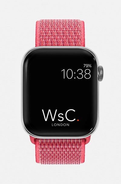 WsC® Sport Loop – Flamingo Pink Apple Watch Strap