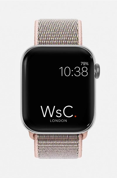 WsC® Sport Loop – Sand Pink Apple Watch Strap