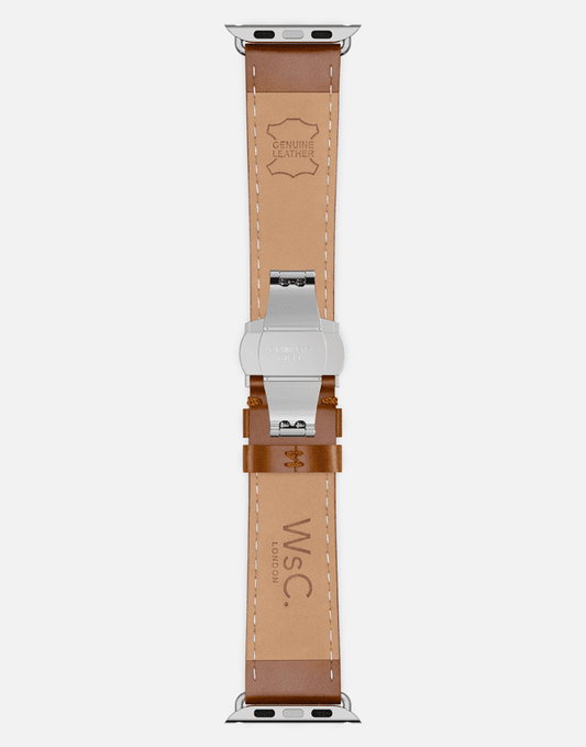 WsC® Defiant – Light Brown Apple Watch Strap