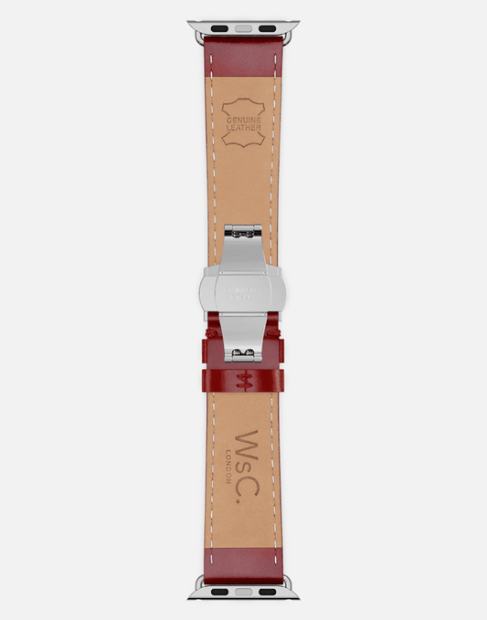 WsC® Defiant – Red Apple Watch Strap