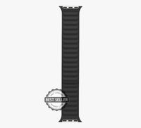 WsC® Leather Link – Black Apple Watch Strap