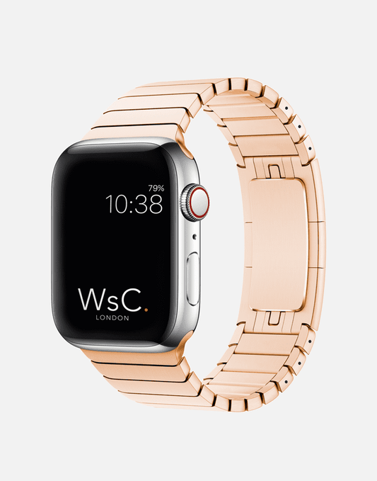 WsC® Link Bracelet – Rose Gold Apple Watch Strap