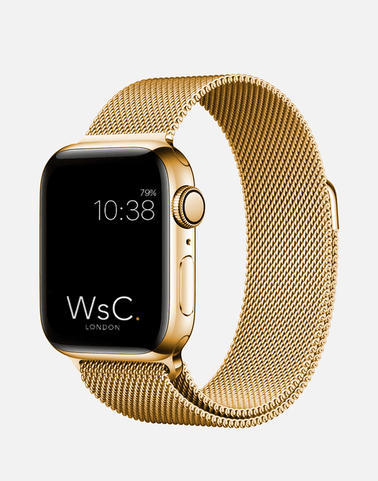 Milanese Loop – Gold Apple Watch Strap