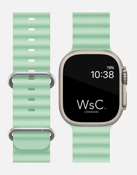 Ocean Band – Mint Green Apple Watch Strap