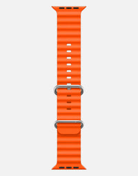 Ocean Band – Orange Apple Watch Strap