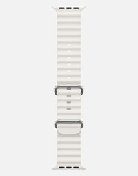 Ocean Band – White Apple Watch Strap
