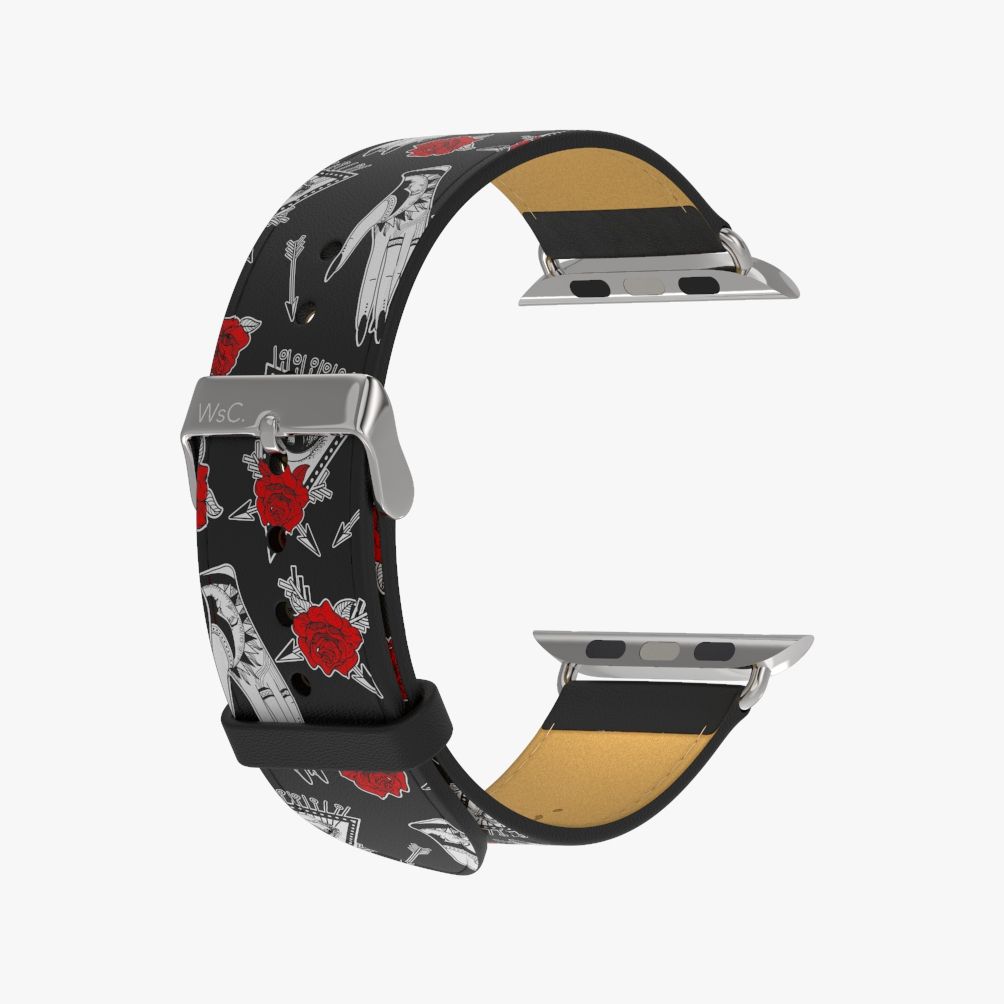 WsC® Print Collection – Ancient Roses Apple Watch Strap - view 11