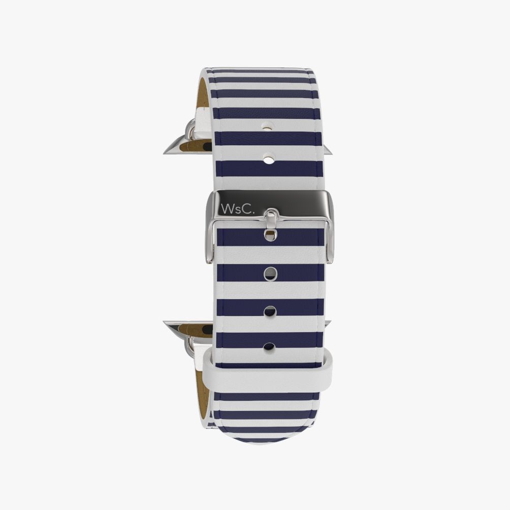 WsC® Print Collection – Navy Stripes Apple Watch Strap - view 15