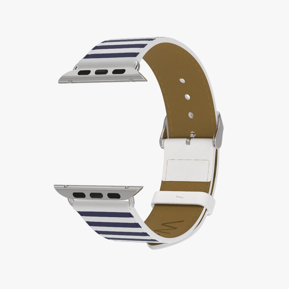 WsC® Print Collection – Navy Stripes Apple Watch Strap - view 29