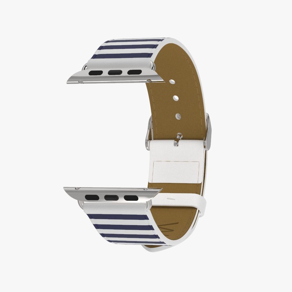 WsC® Print Collection – Navy Stripes Apple Watch Strap - view 30