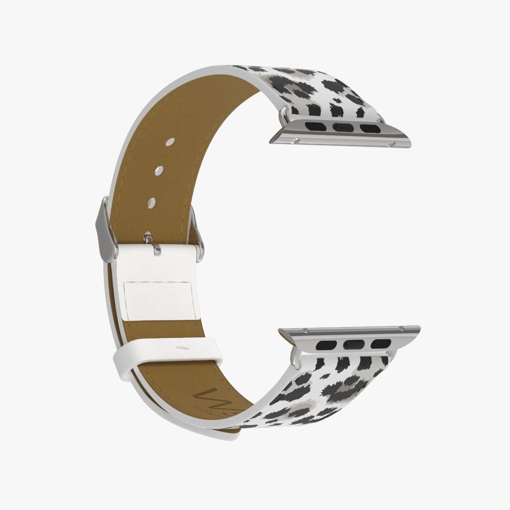 WsC® Print Collection – Snow Leopard Apple Watch Strap - view 1