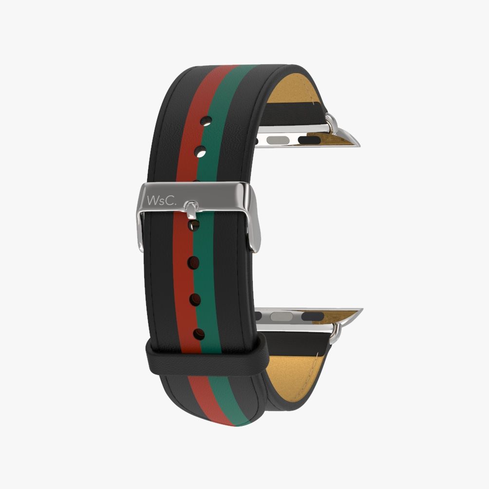 WsC® Print Collection – Verde & Rosso Apple Watch Strap - view 13
