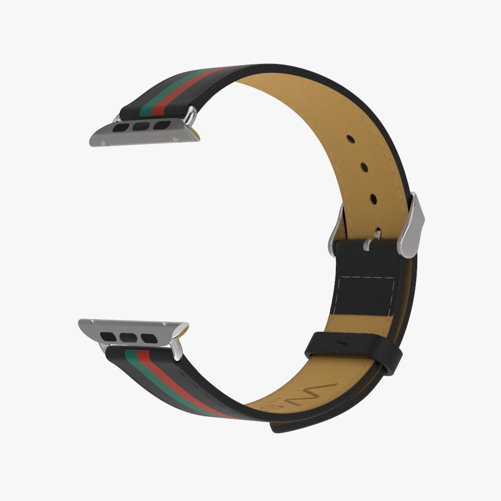 WsC® Print Collection – Verde & Rosso Apple Watch Strap - view 27