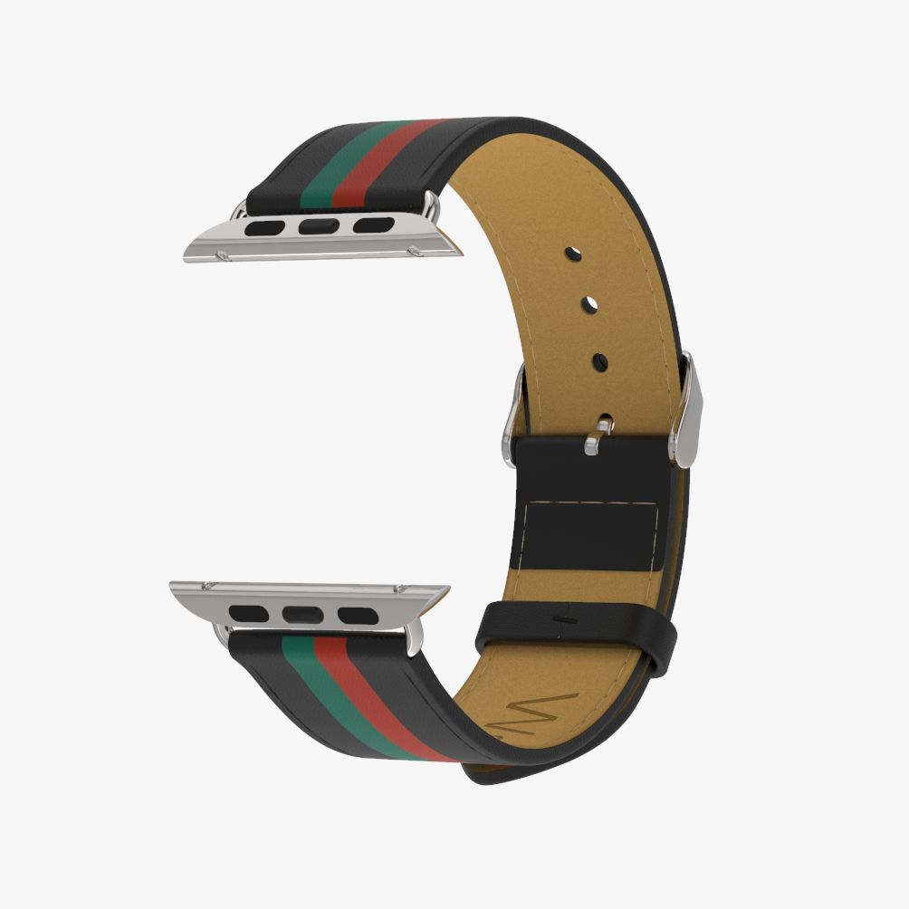 WsC® Print Collection – Verde & Rosso Apple Watch Strap - view 29