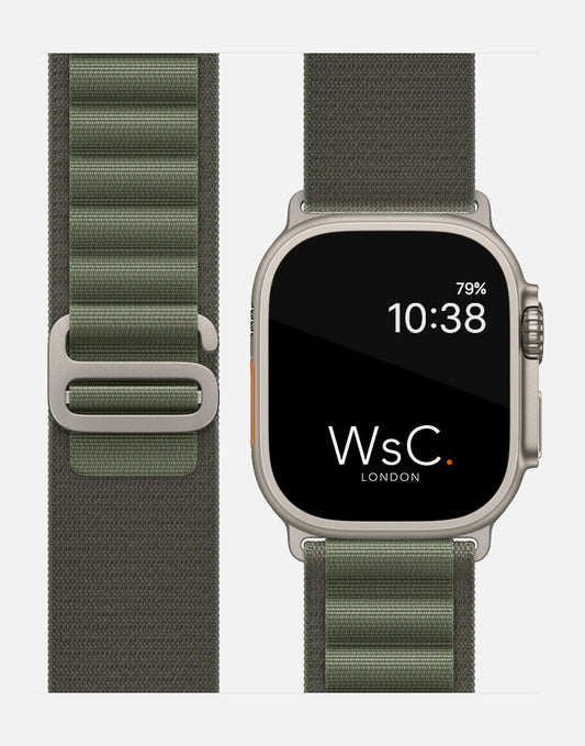 Alpine Loop – Green Apple Watch Strap