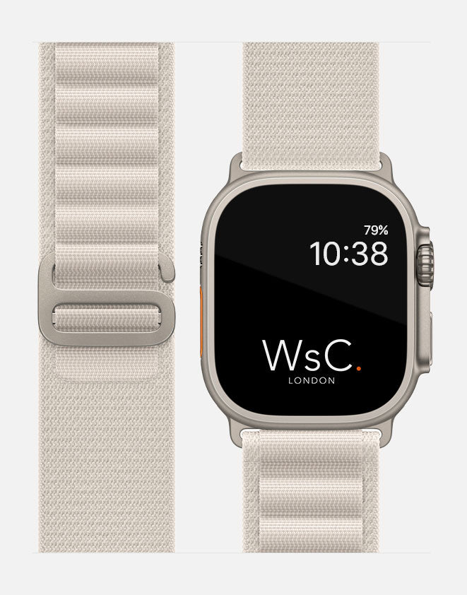 Alpine Loop – Starlight Apple Watch Strap