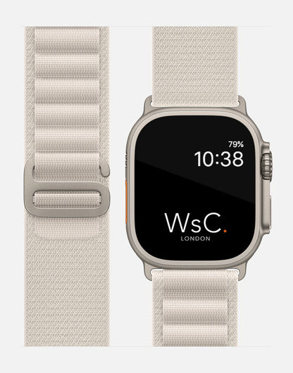 Alpine Loop – Starlight Apple Watch Strap