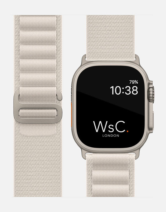Alpine Loop – Starlight Apple Watch Strap