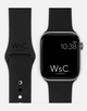 WsC® Apple Watch Sport Band – Black