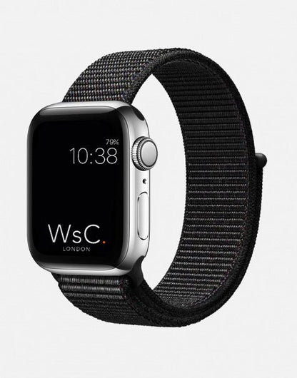 WsC® Sport Loop – Black Apple Watch Strap