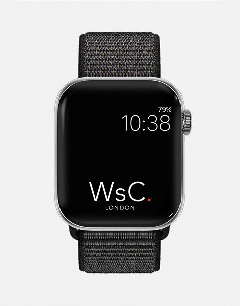 WsC® Sport Loop – Black Apple Watch Strap