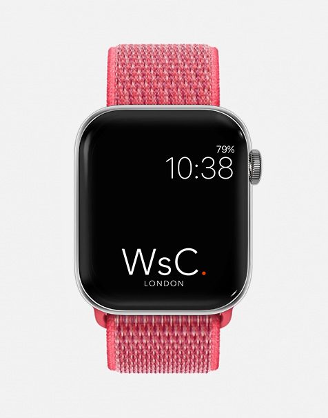 WsC® Sport Loop – Flamingo Pink Apple Watch Strap