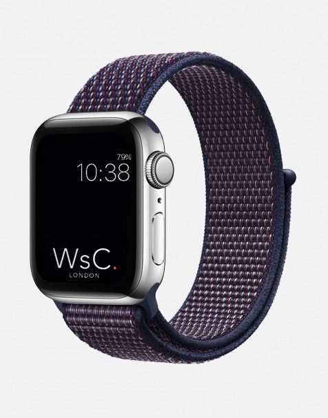 WsC® Sport Loop – Indigo Apple Watch Strap