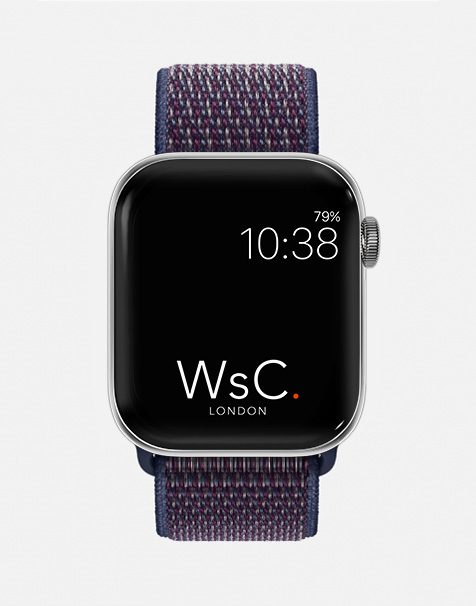 WsC® Sport Loop – Indigo Apple Watch Strap