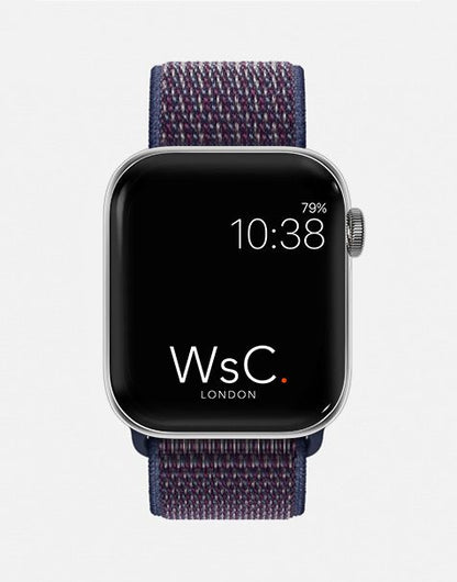WsC® Sport Loop – Indigo Apple Watch Strap