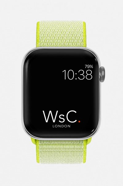 WsC® Sport Loop – Marathon Yellow Apple Watch Strap