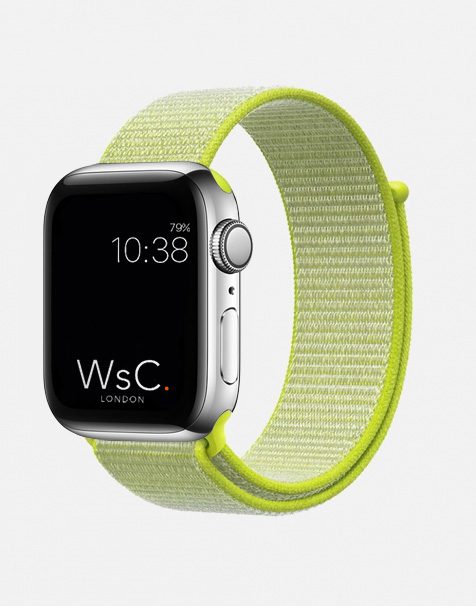 WsC® Sport Loop – Marathon Yellow Apple Watch Strap