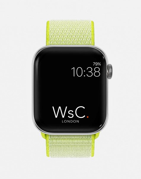 WsC® Sport Loop – Marathon Yellow Apple Watch Strap