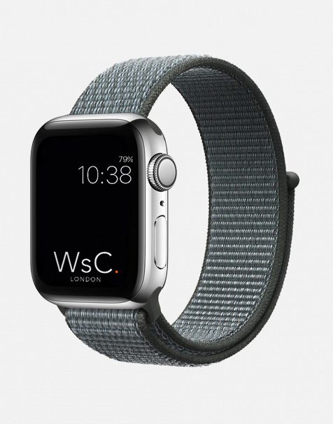 WsC® Sport Loop – Moonstone Grey Apple Watch Strap