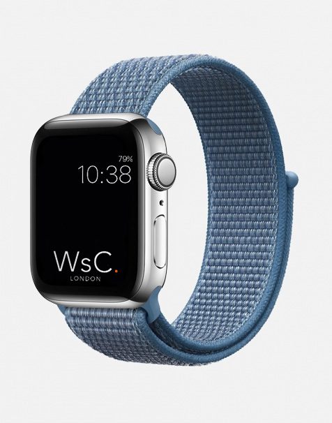 WsC® Sport Loop – Pacific Blue Apple Watch Strap