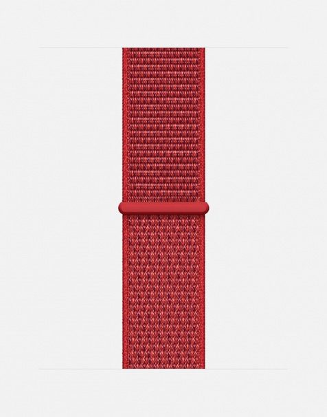 WsC® Sport Loop – Red Apple Watch Strap