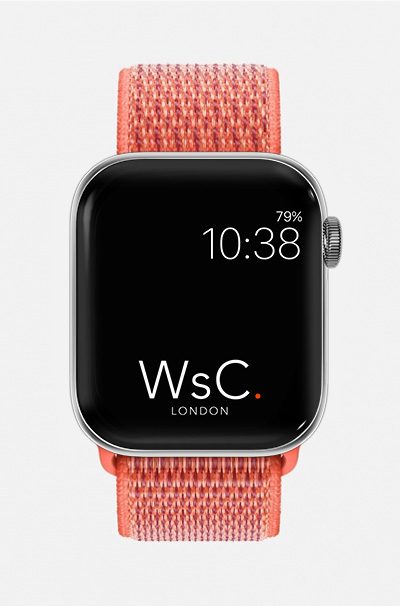 WsC® Sport Loop – Tangerine Apple Watch Strap
