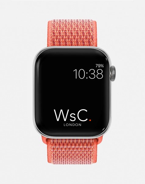 WsC® Sport Loop – Tangerine Apple Watch Strap