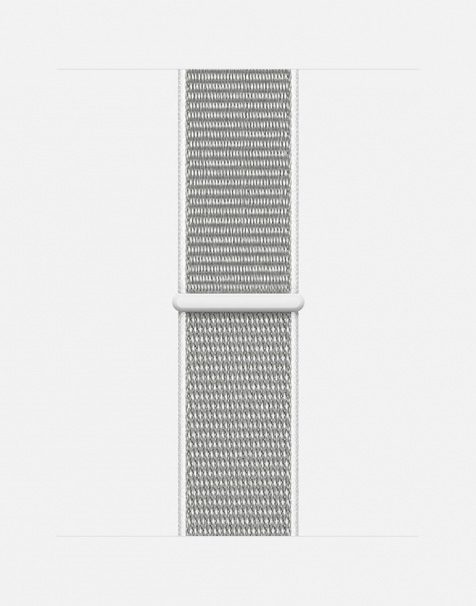 WsC® Sport Loop – White & Grey Apple Watch Strap
