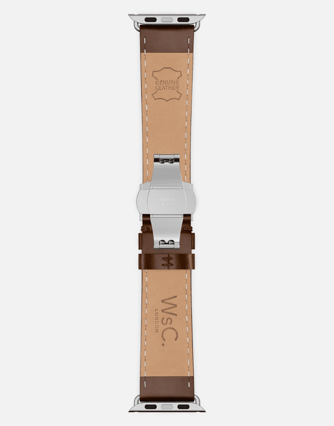 WsC® Defiant – Dark Brown Apple Watch Strap