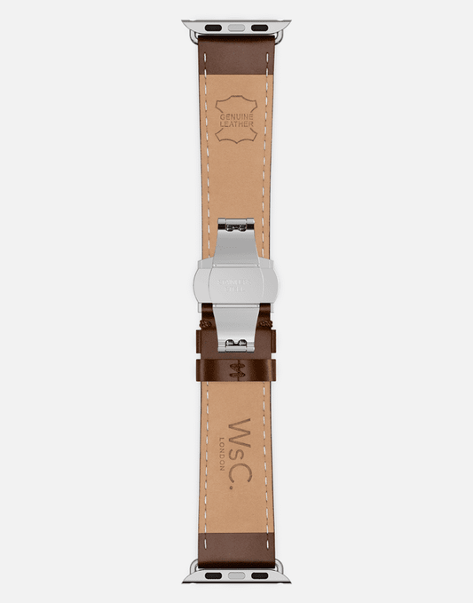 WsC® Defiant – Dark Brown Apple Watch Strap