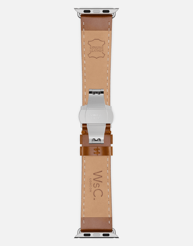 WsC® Defiant – Light Brown Apple Watch Strap