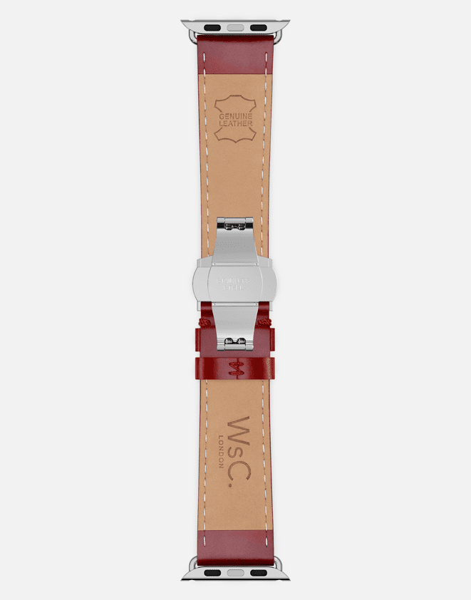 WsC® Defiant – Red Apple Watch Strap