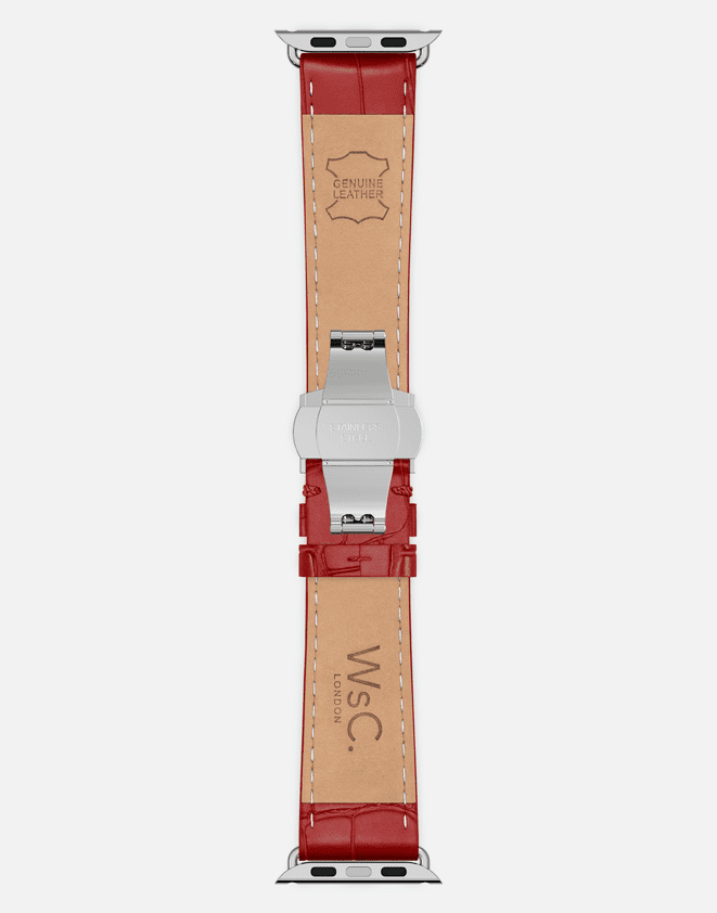 WsC® Prowler – Red Apple Watch Strap