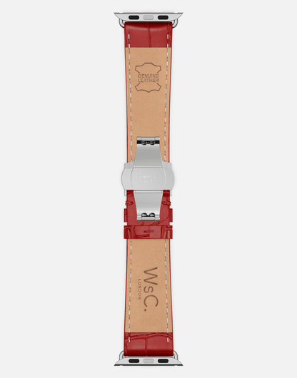 WsC® Prowler – Red Apple Watch Strap