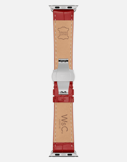 WsC® Prowler – Red Apple Watch Strap