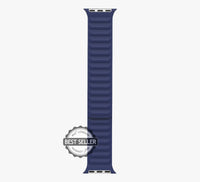 WsC® Leather Link – Ocean Blue Apple Watch Strap