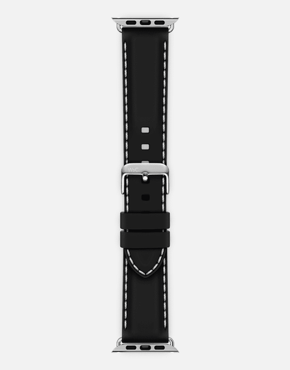 WsC® Nautilus – Black / White Apple Watch Strap