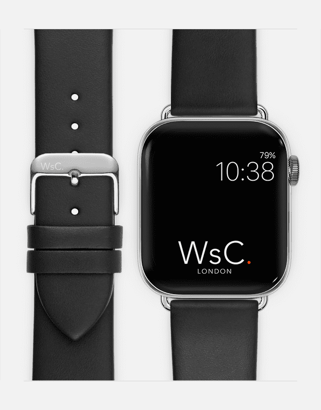 WsC® Oxford – Black Apple Watch Strap