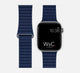 WsC® Leather Loop – Blue Apple Watch Strap