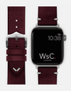 WsC® Vengeance – Burgundy Apple Watch Strap
